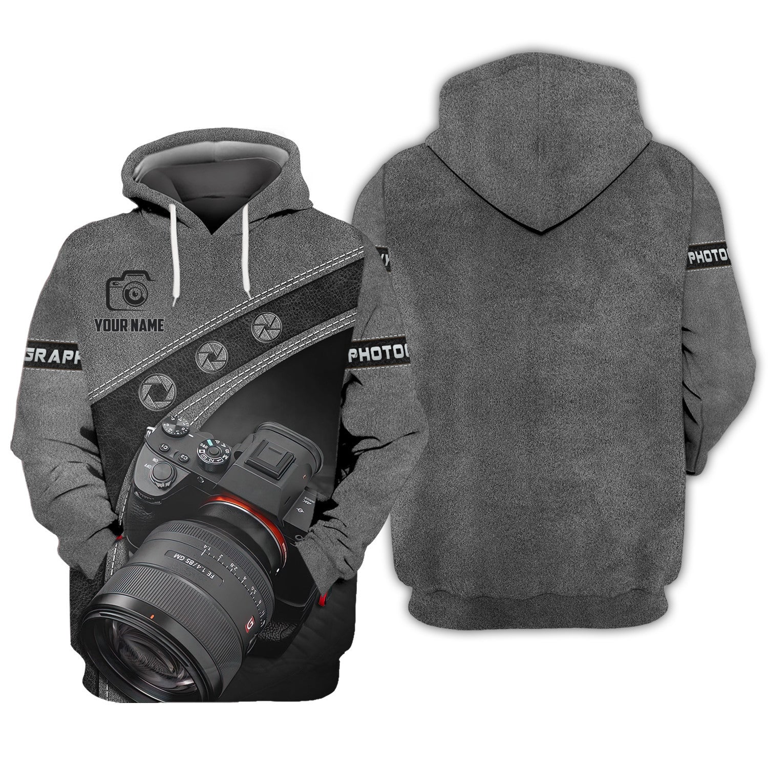 Cool Photography Zipper Hoodie For Men Women Photographer Camera Lover