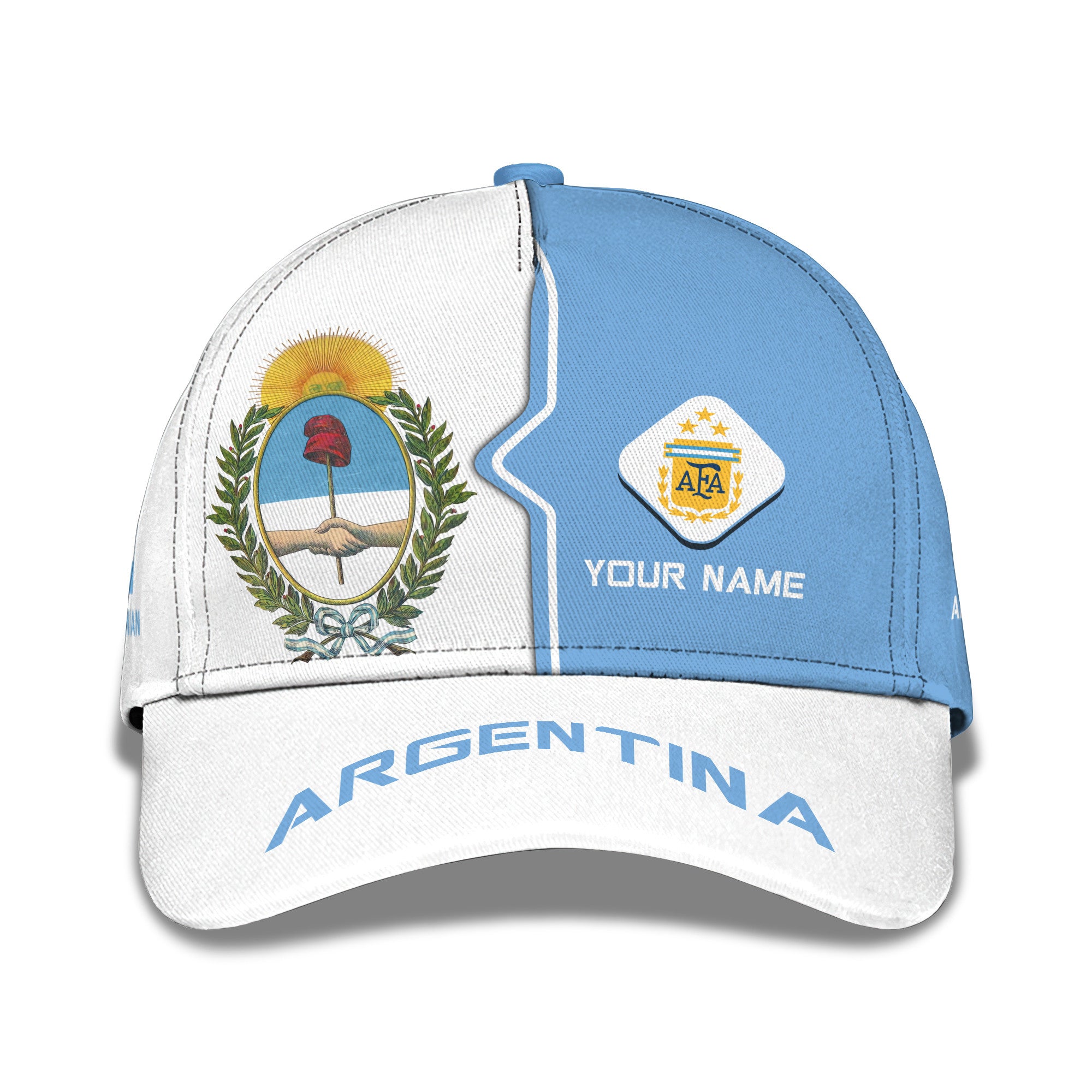 Custom Name 3D Argentina Zipper Hoodie Personalized Gift For Argentina Lovers