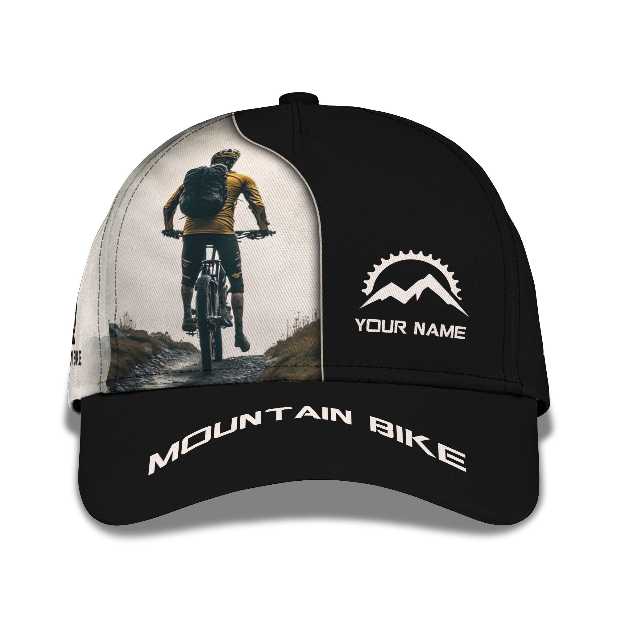 Mountain Bike 3D Custom Name Zipper Hoodie Personalized Gift For Mountain Bike Lovers