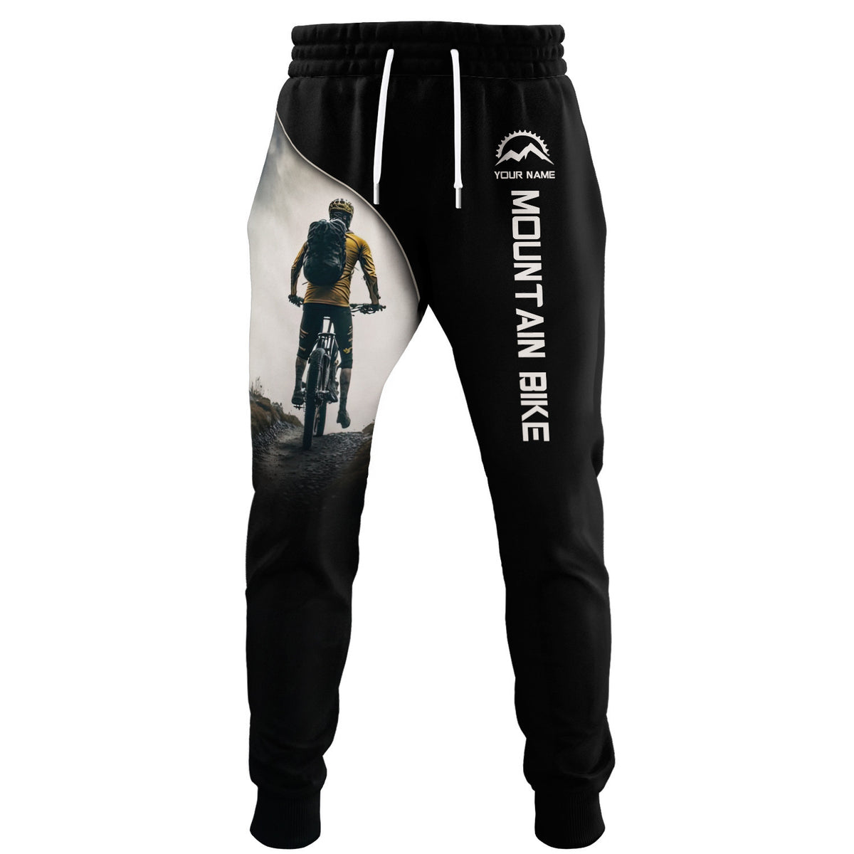 Mountain Bike 3D Custom Name Sweatpants Personalized Gift For Mountain Bike Lovers