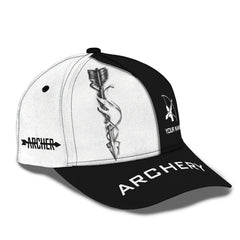 Love Arrow Custom Name 3D Classic Cap Personalized Gift For Archery Lovers