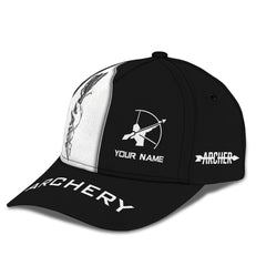 Love Arrow Custom Name 3D Classic Cap Personalized Gift For Archery Lovers