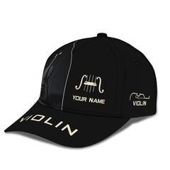 Custom Name 3D Violin Personalized Name Classic Cap For Violin Lovers