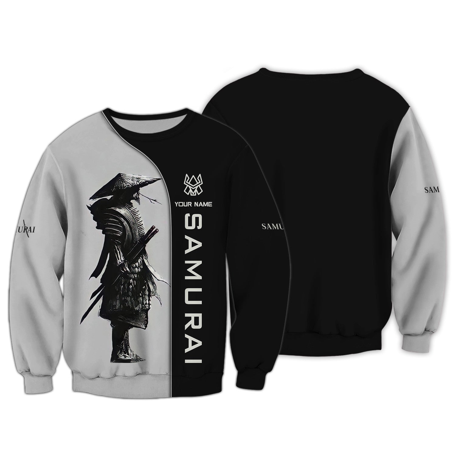 Samurai Personalized Name 3D Shirt Custom Gift For Samurai Lovers