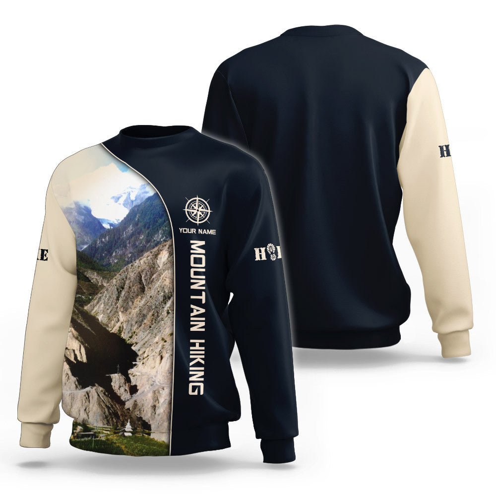 Custom Design Hiking Personalized Name 3D Mountain Hiking Shirts