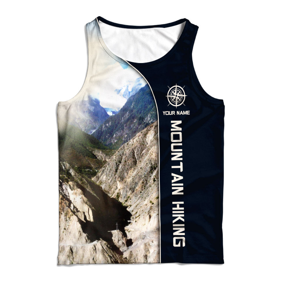 Custom Design Hiking Personalized Name 3D Mountain Hiking Shirts