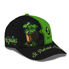 Happy St Patricks Day Personalized Name 3D Classic Cap Custom Gift For Patrick's Day