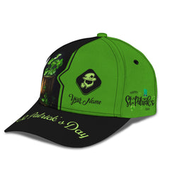 Happy St Patricks Day Personalized Name 3D Classic Cap Custom Gift For Patrick's Day