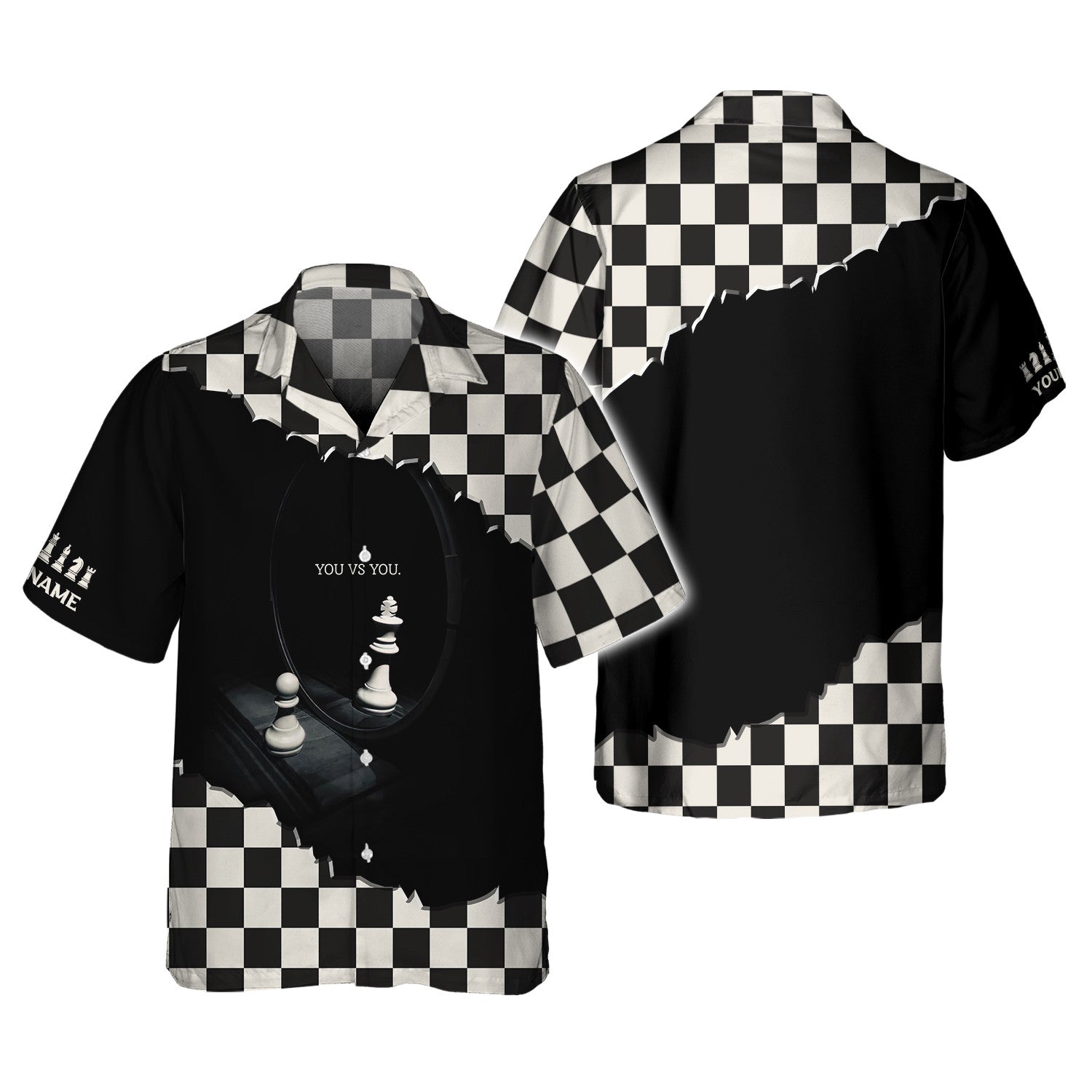 Personalized Name 3D Chess Full Print Shirt Gift For Chess Lovers