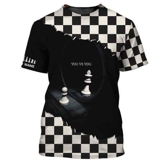 Personalized Name 3D Chess Full Print Shirt Gift For Chess Lovers