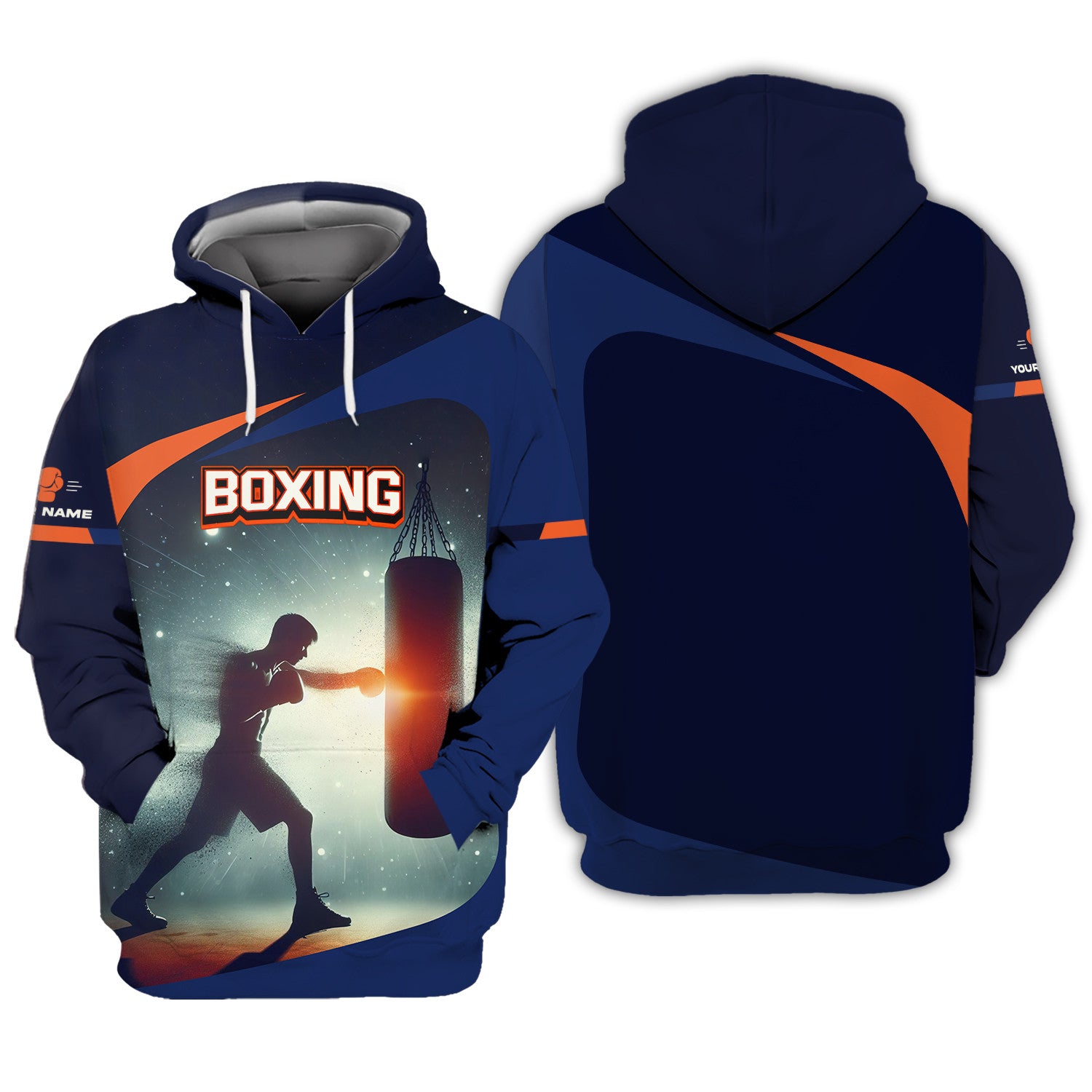 Custom Name Boxing 3D Full Print Shirt Personalized Gift For Boxing Lovers