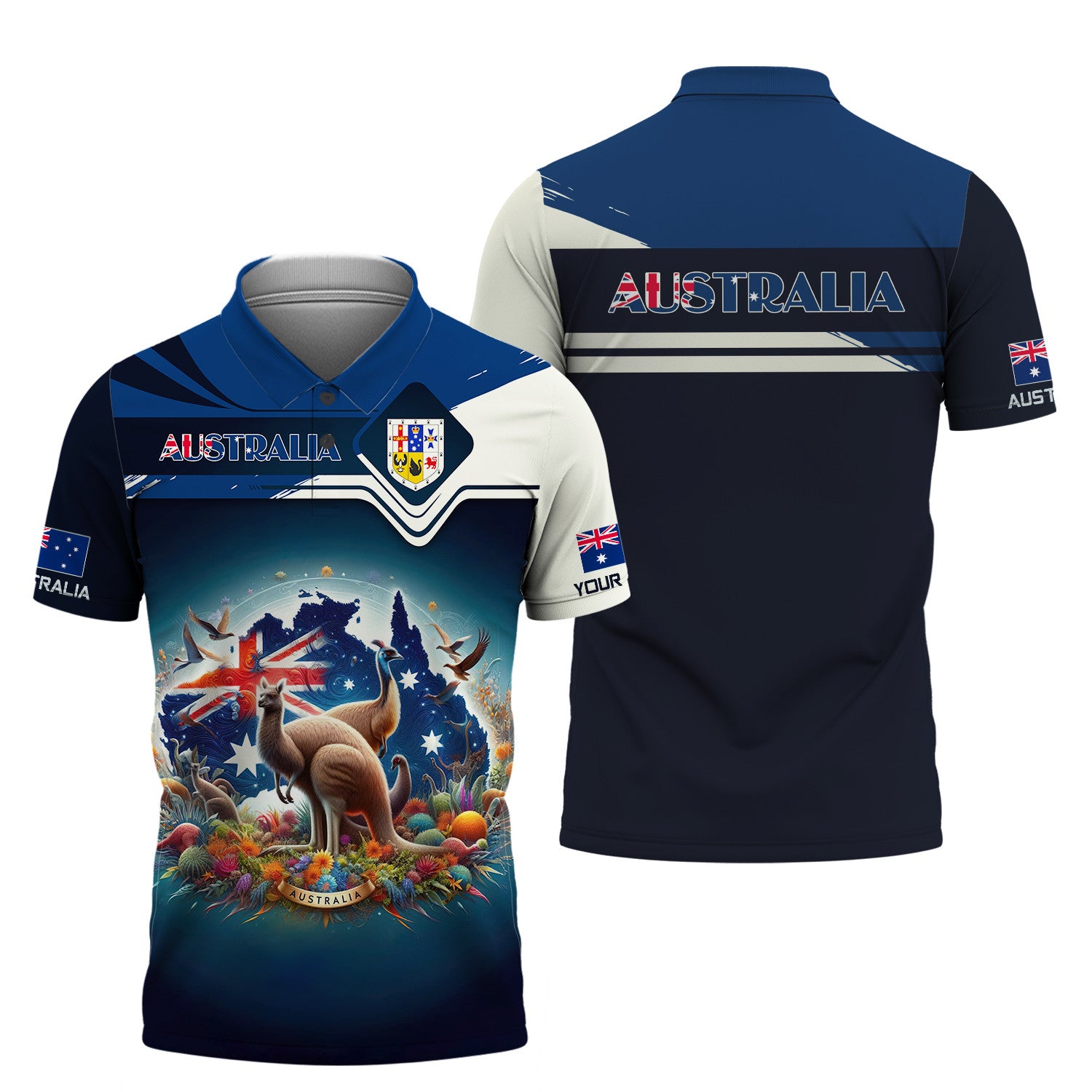 Love Australia 3D Full Print Shirt Custom Gift For Australia Lovers