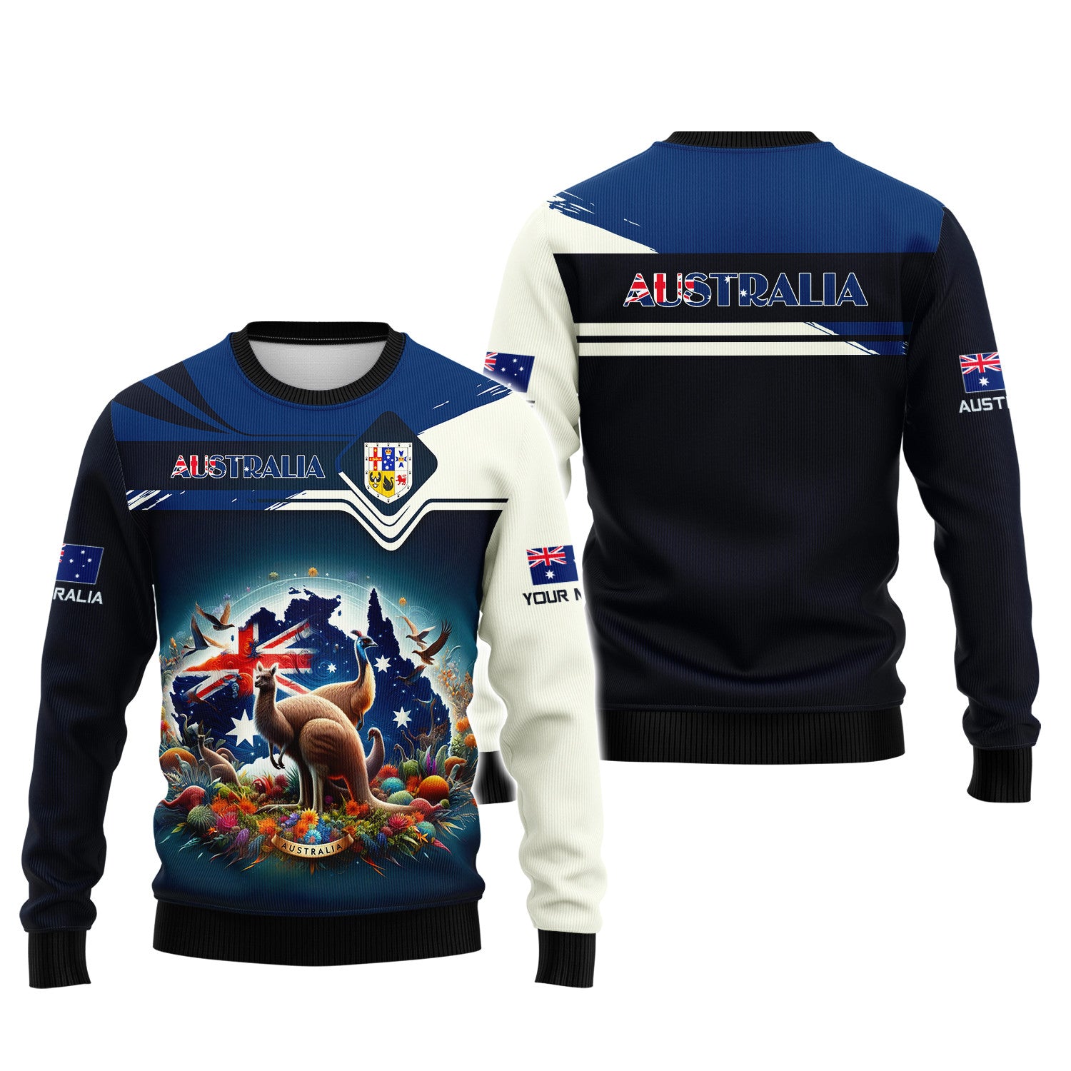 Love Australia 3D Full Print Shirt Custom Gift For Australia Lovers