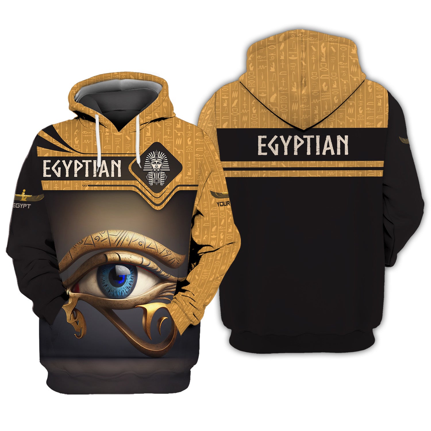 Egypt 3D Full Print Custom Name Shirt Egyptian Shirts Personalized Name Gift For Egypt Lovers