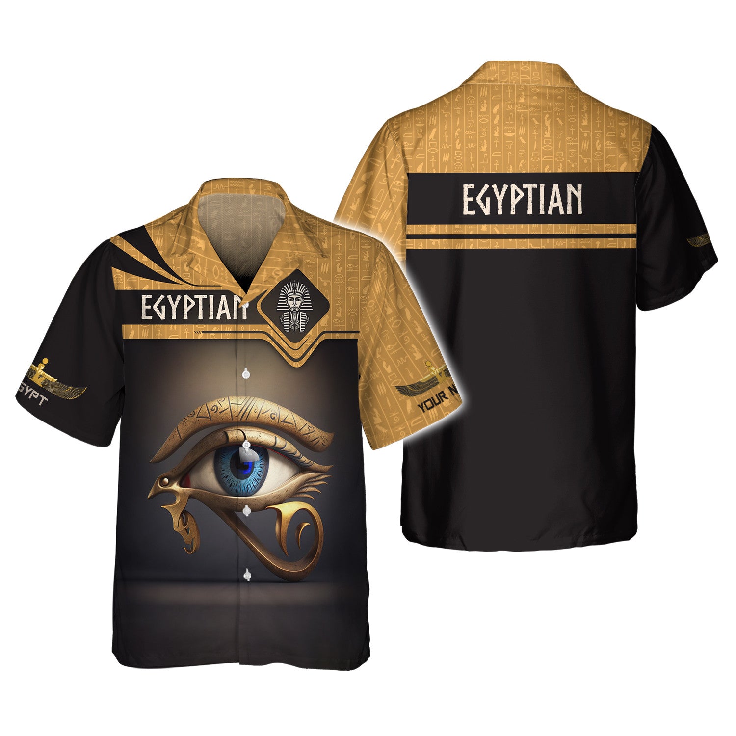 Egypt 3D Full Print Custom Name Shirt Egyptian Shirts Personalized Name Gift For Egypt Lovers