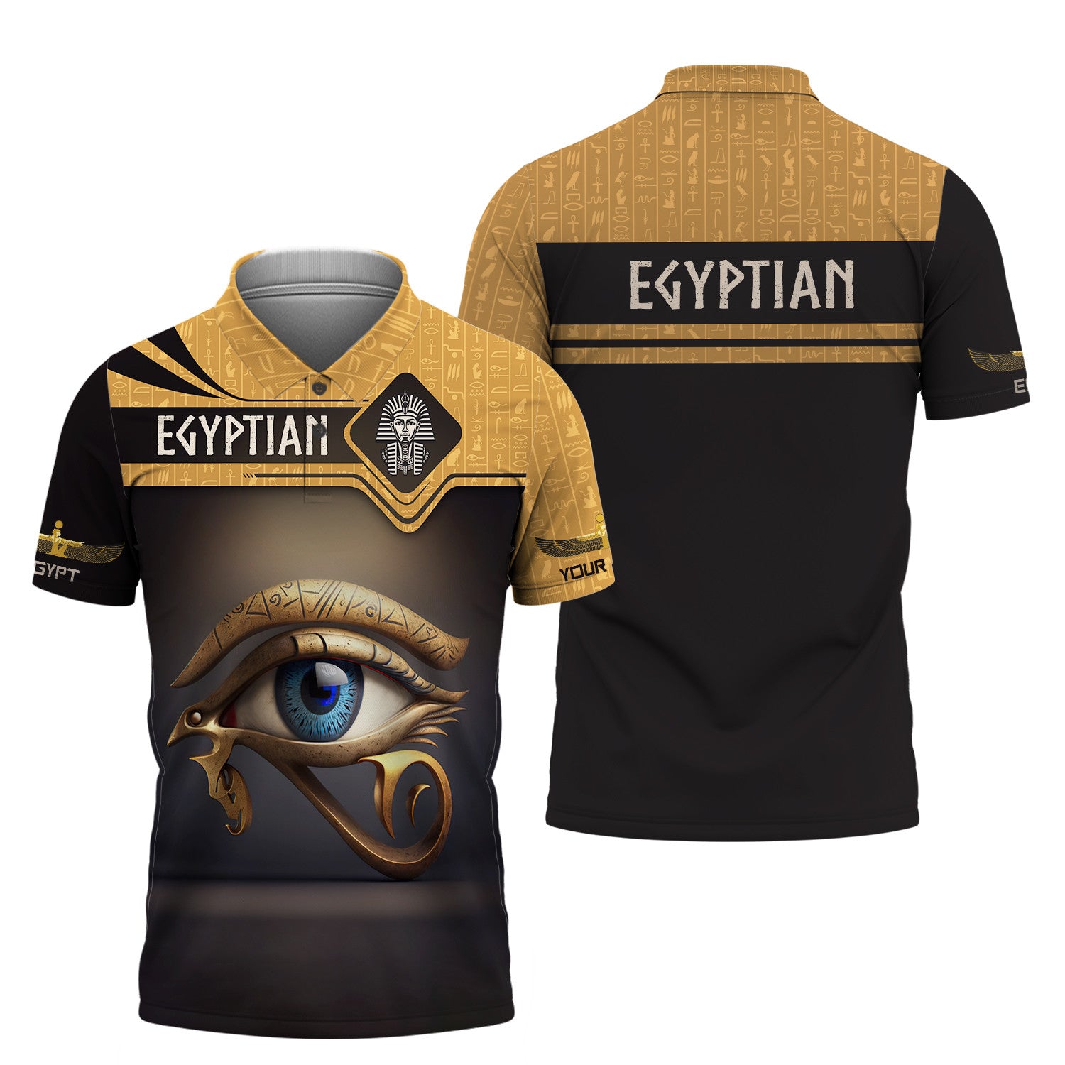 Egypt 3D Full Print Custom Name Shirt Egyptian Shirts Personalized Name Gift For Egypt Lovers