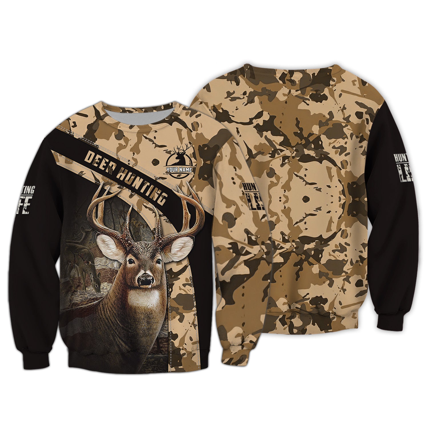 Deer Hunting 3D Full Print Shirt Deer Hunter Gift For Deer Hunting Lovers