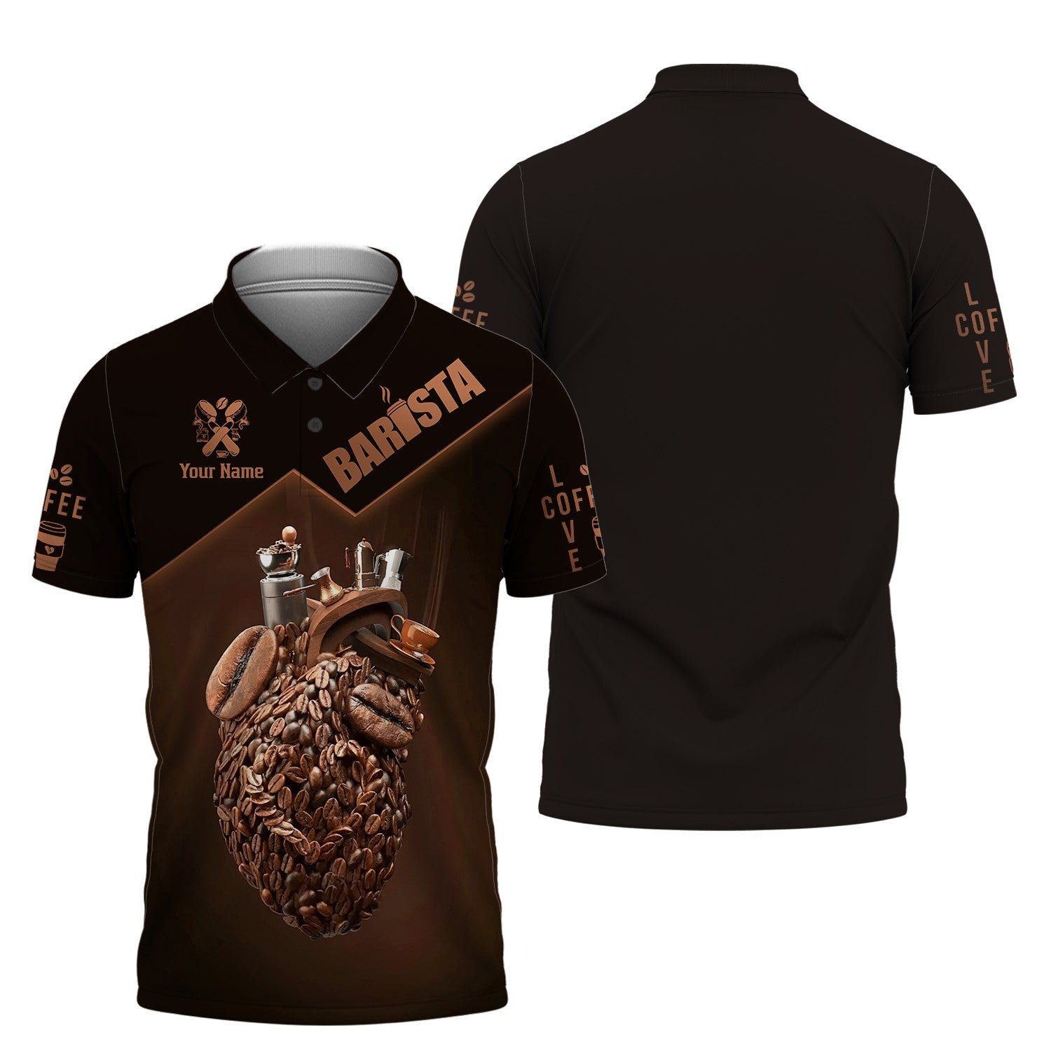 Barista 3D Full Print Shirt Barista Unisex Shirt Custom Gift For Barista