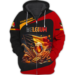 Beer Belgium Custom Name Shirt Belgium Shirt Gift For Belgium Lovers