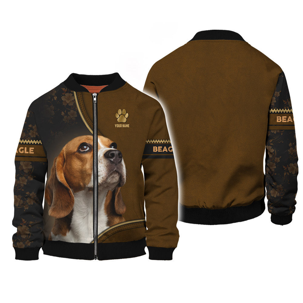 Beagle Custom Name 3D Shirt Personalized Gift For Beagle Lovers