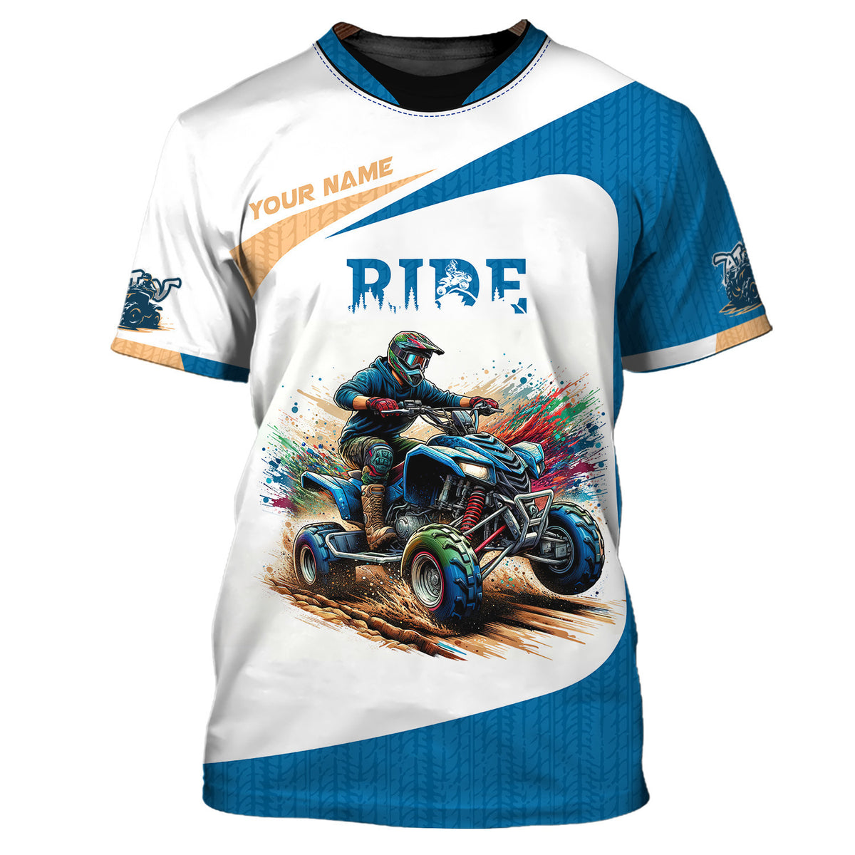 ATV Riding Personalized Name 3D Shirt Custom Gift For ATV Riding Lovers