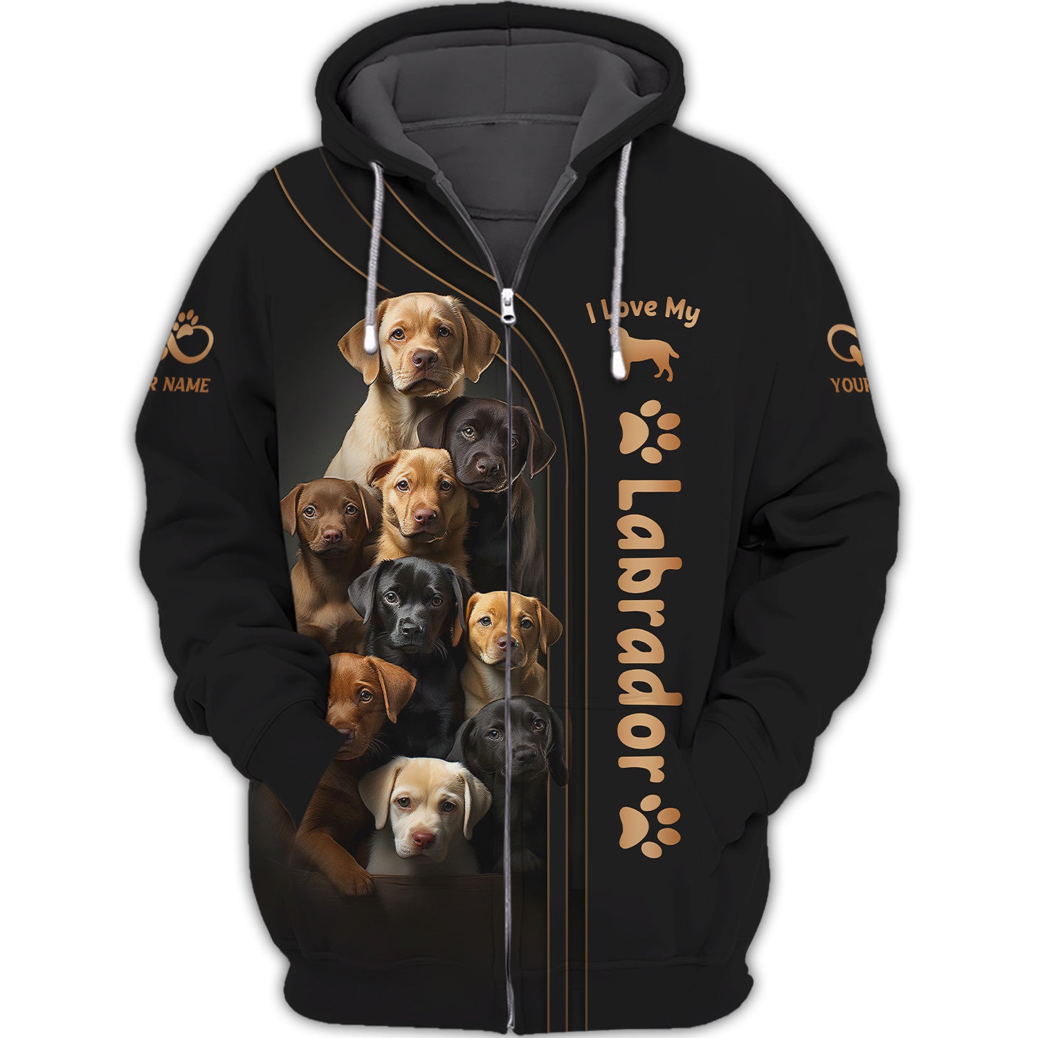 Awesome Labradors Personalized Name Shirt Custom Gift For Labrador Lovers