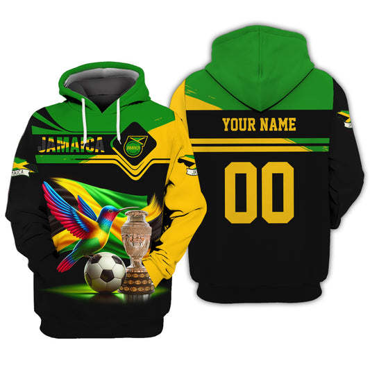 Jamaica Copa America Cup Personalized Name 3D Shirt Custom Gift For Jamaica Fans