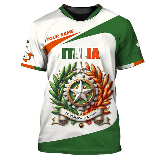 Repubblica Italiana Custom Name Shirt Personalized Gift For Italy Lovers