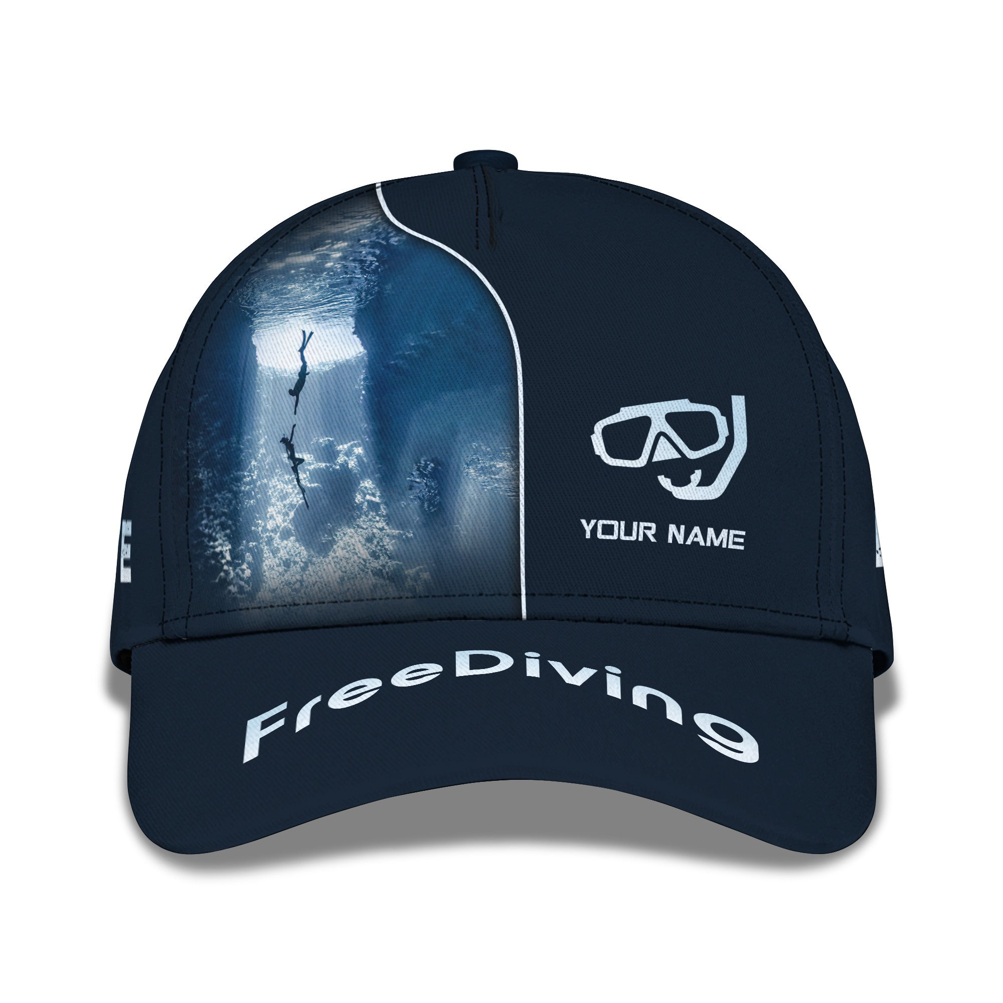 Couple Freediving Custom Name Shirt Personalized Gift For Freediving Lovers