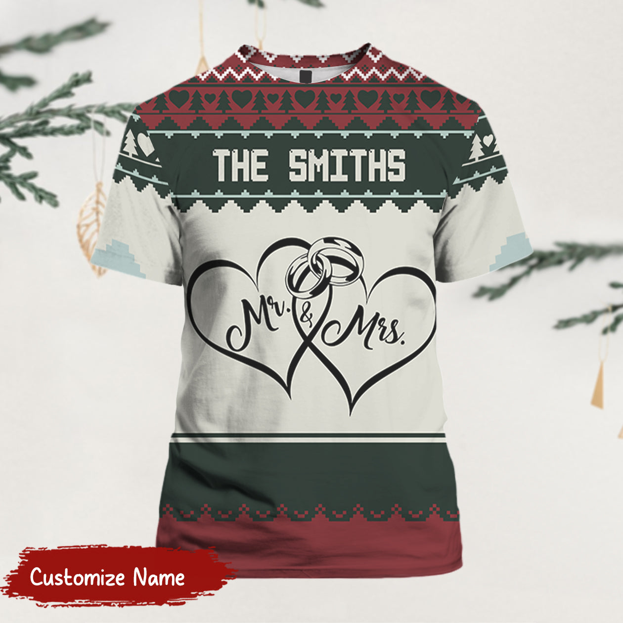 The Smiths Mr&Mrs Couple Christmas Sweater