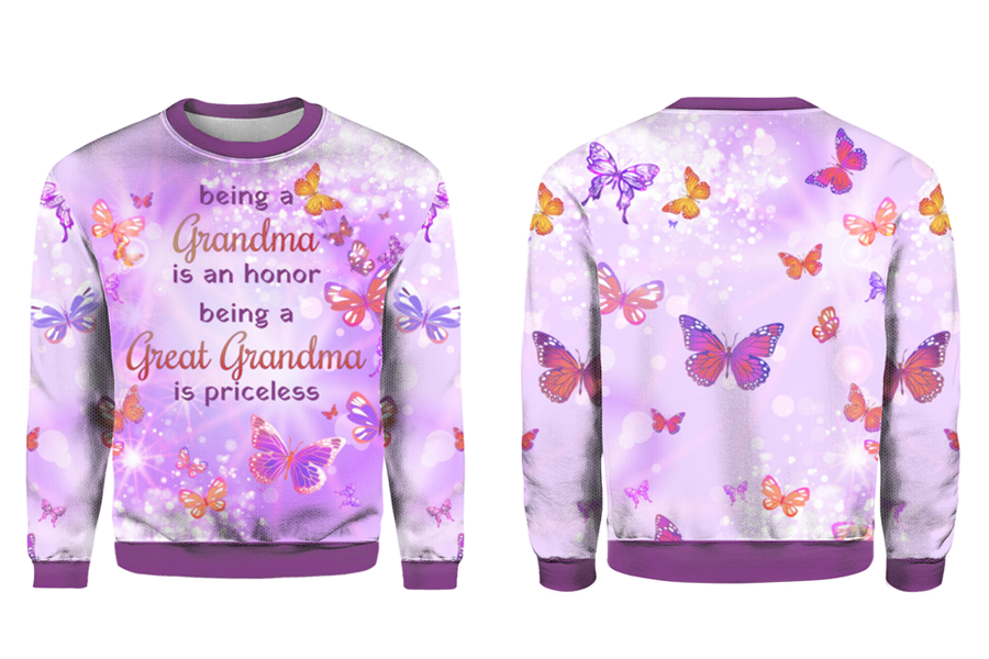 Personalized Being Grandma Is Sweater