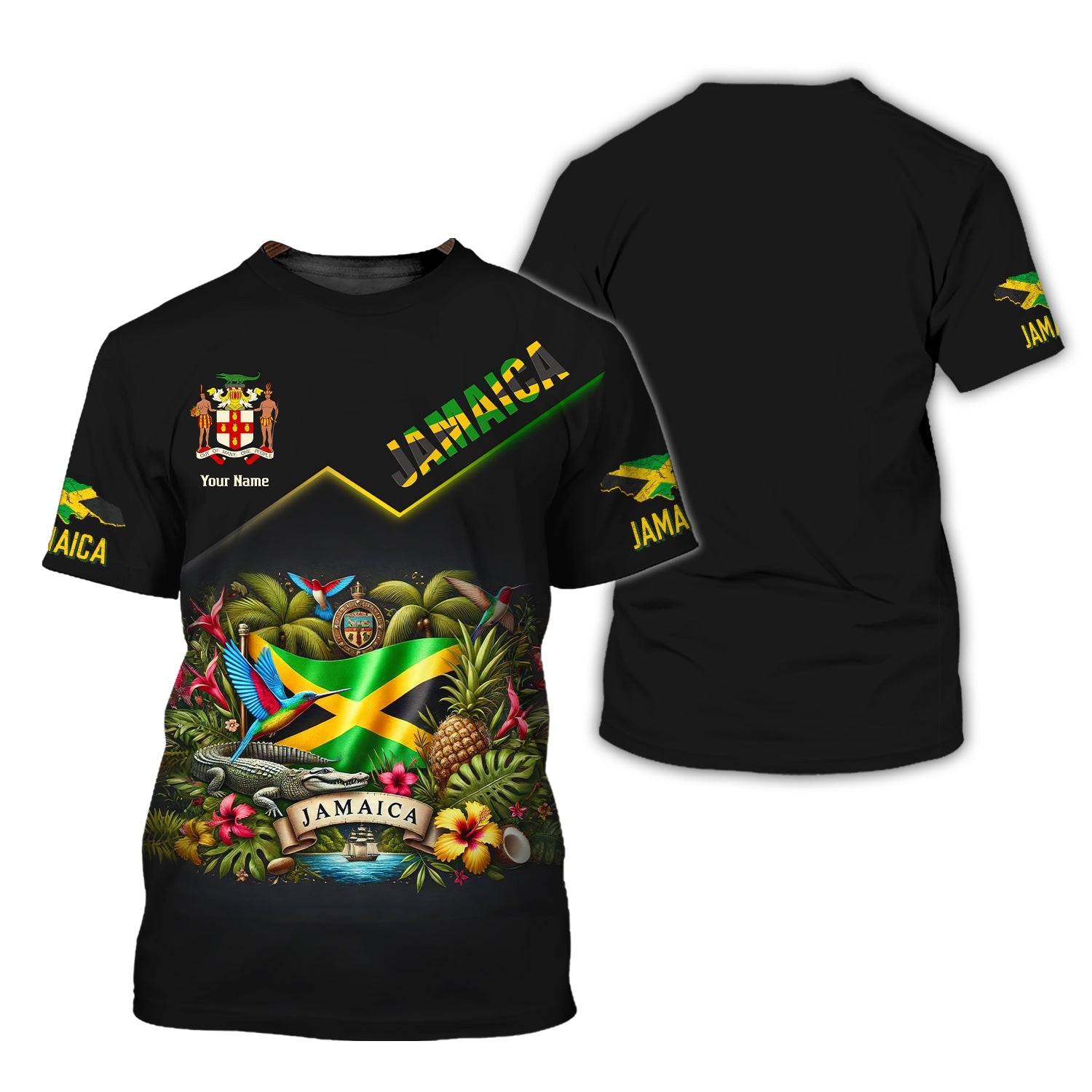 Personalized Jamaica Pride Shirt - Embrace Jamaican Culture