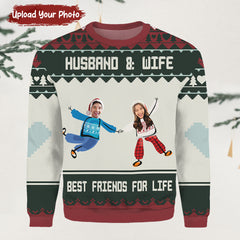 Best Friends For Life Couple Christmas Sweater