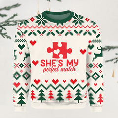 My Perfect Match Couple Sweater