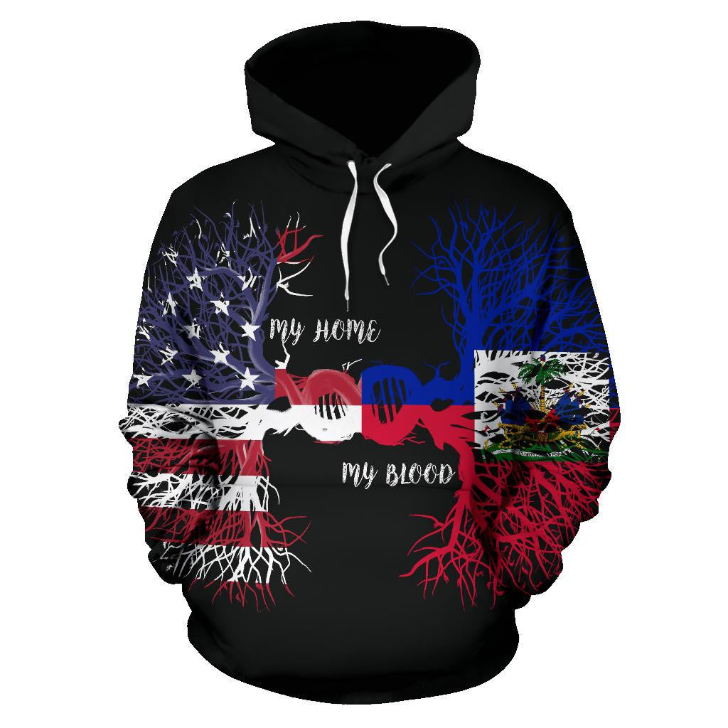 American Grown Haiti Root DNA Hoodie