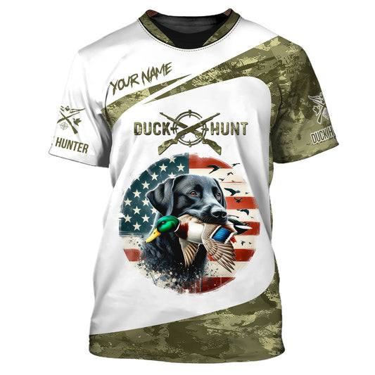 Unisex Shirt, Custom Name Duck Hunting Shirt, Duck Hunting Polo Long Sleeve Shirt, Gift for Duck Hunters