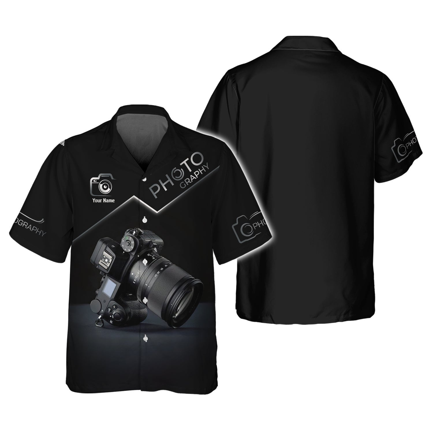 3D Full Print Photography Shirt Personalized Name Gift For Photographer Lovers