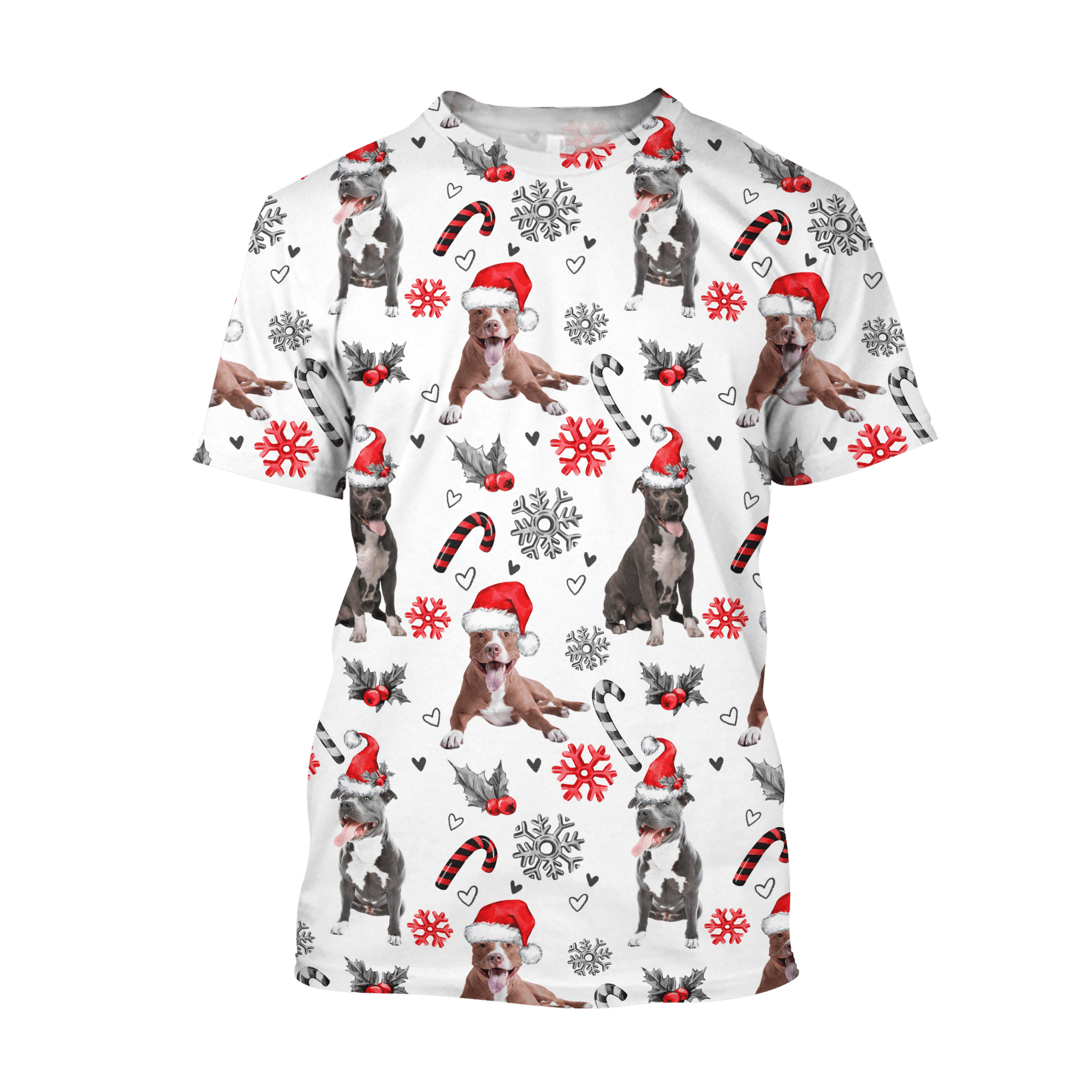 Pit Bull Christmas Unisex Shirts Pi17102002 - Amaze Style��??��?-Apparel