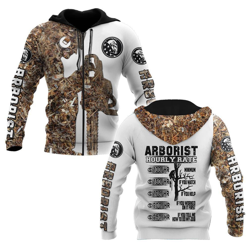 Arborist 3D Hoodie Shirt For Men And Women