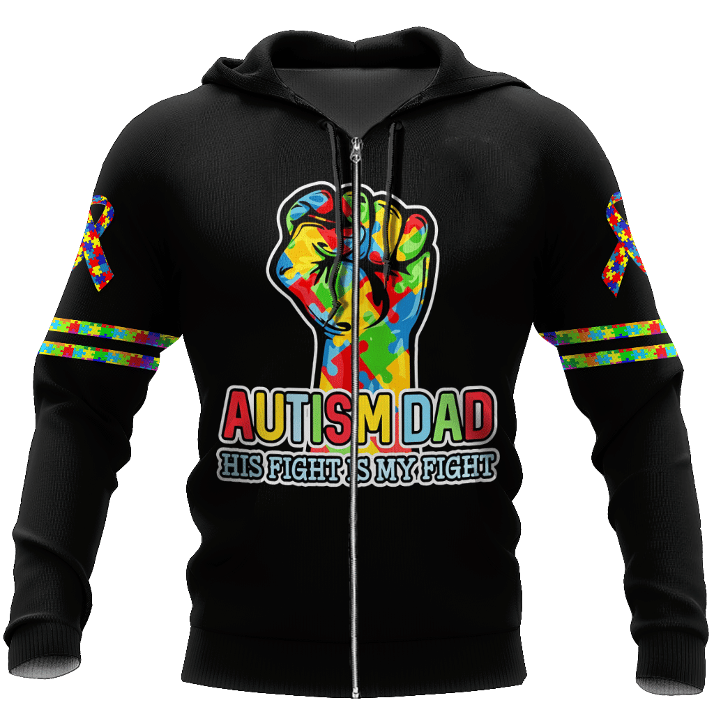 Autism dad 3d hoodie shirt for men and women HAC110504 - Amaze Style��??��?-Apparel