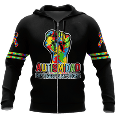 Autism dad 3d hoodie shirt for men and women HAC110504 - Amaze Style��??��?-Apparel