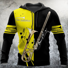 Alto Trombone Music 3D Hoodie Shirt For Men And Women