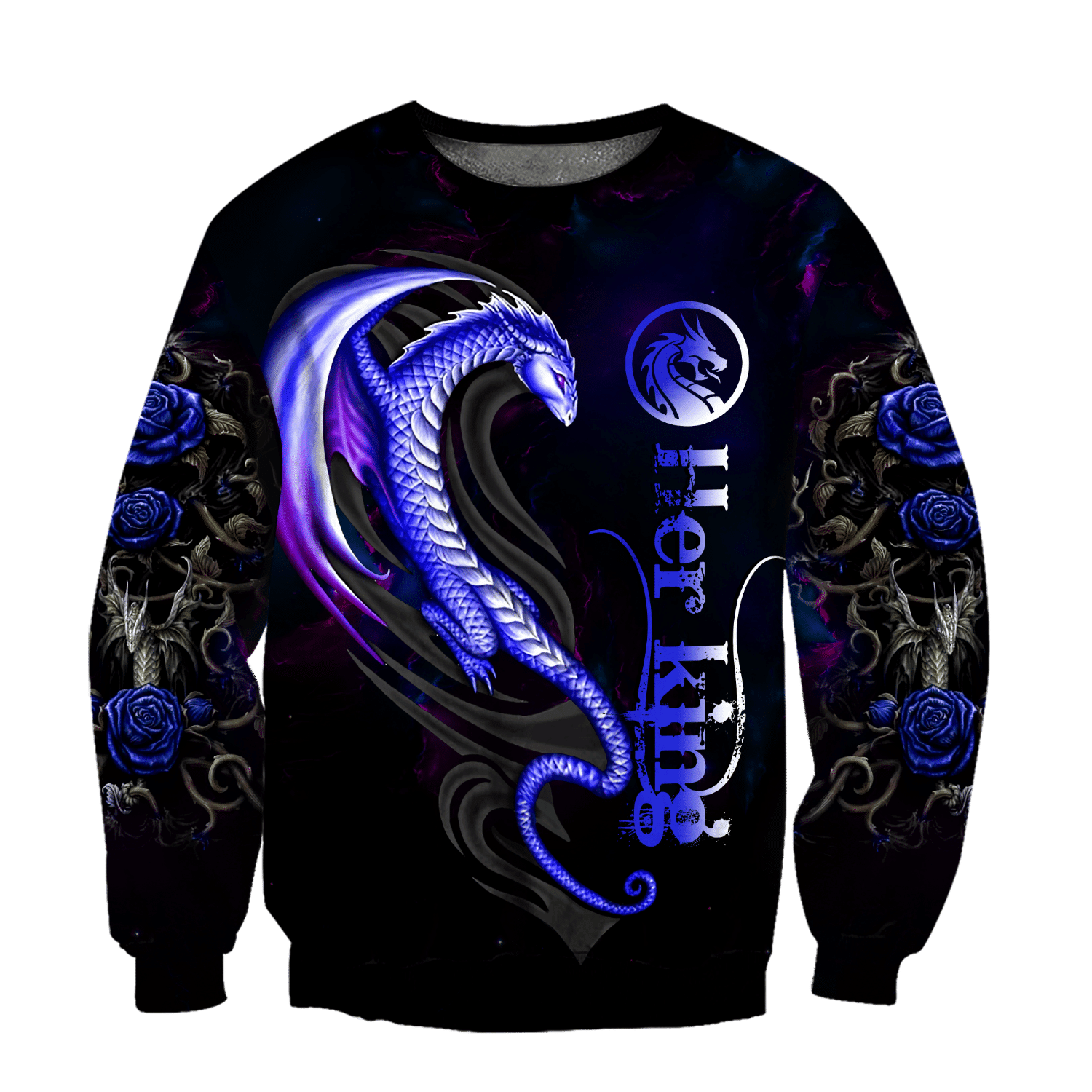 Couple Dragon Her King 3D Hoodie Shirt For Men And Women