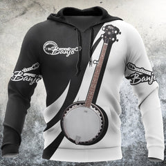 Banjo Music 3D Hoodie Shirt For Men And Women