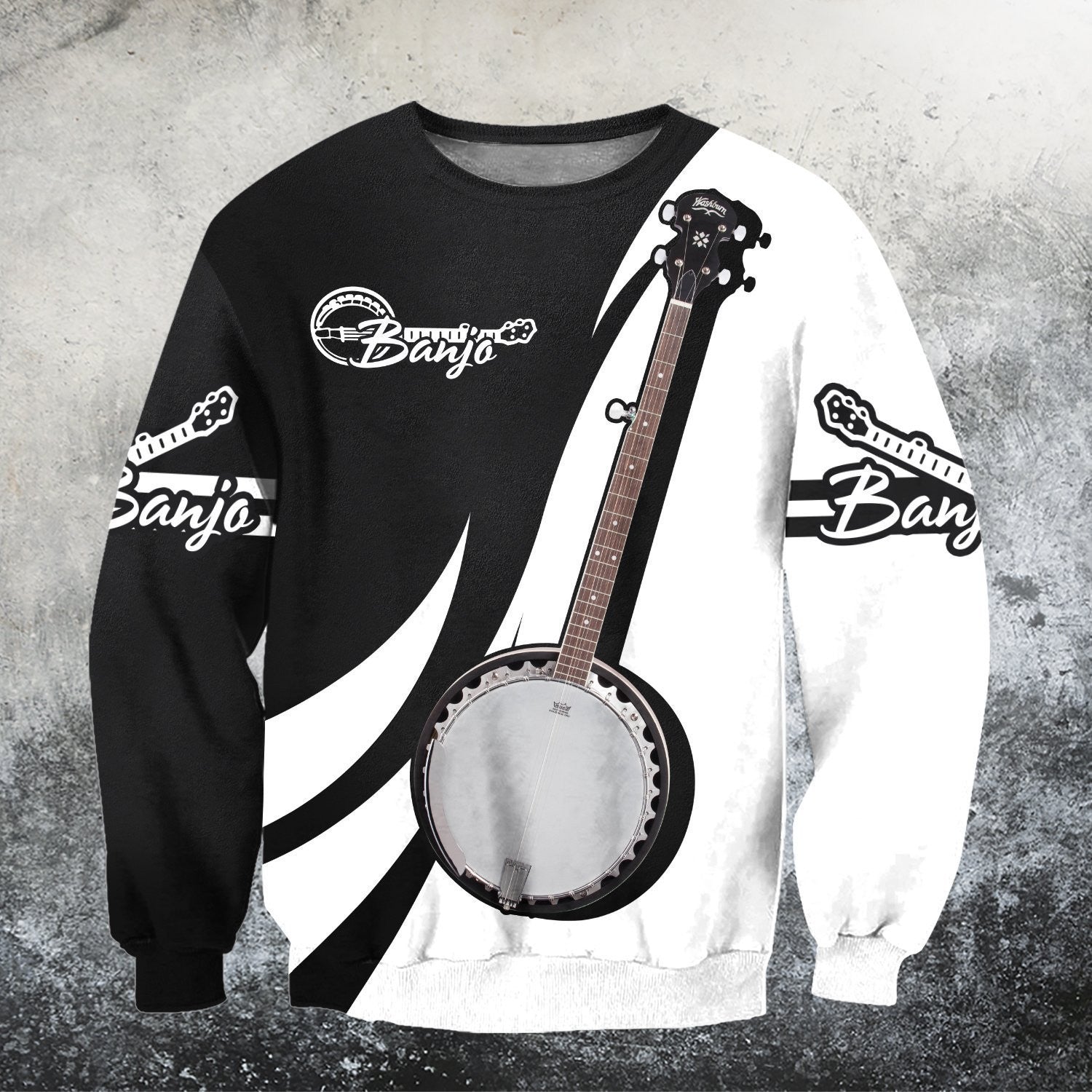 Banjo Music 3D Hoodie Shirt For Men And Women