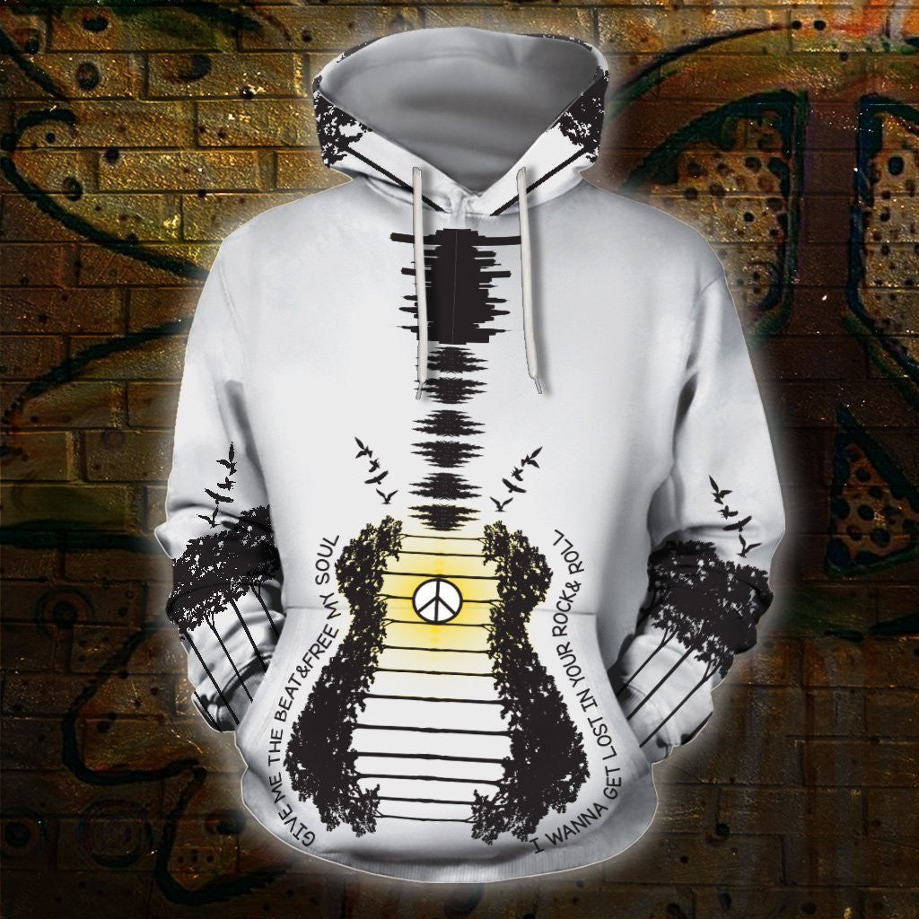 3D All Over Print Guitar Hoodie HG - Amaze Style��??��?