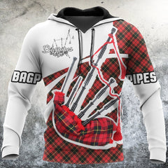 Bagpipes Music 3D Hoodie Shirt For Men And Women