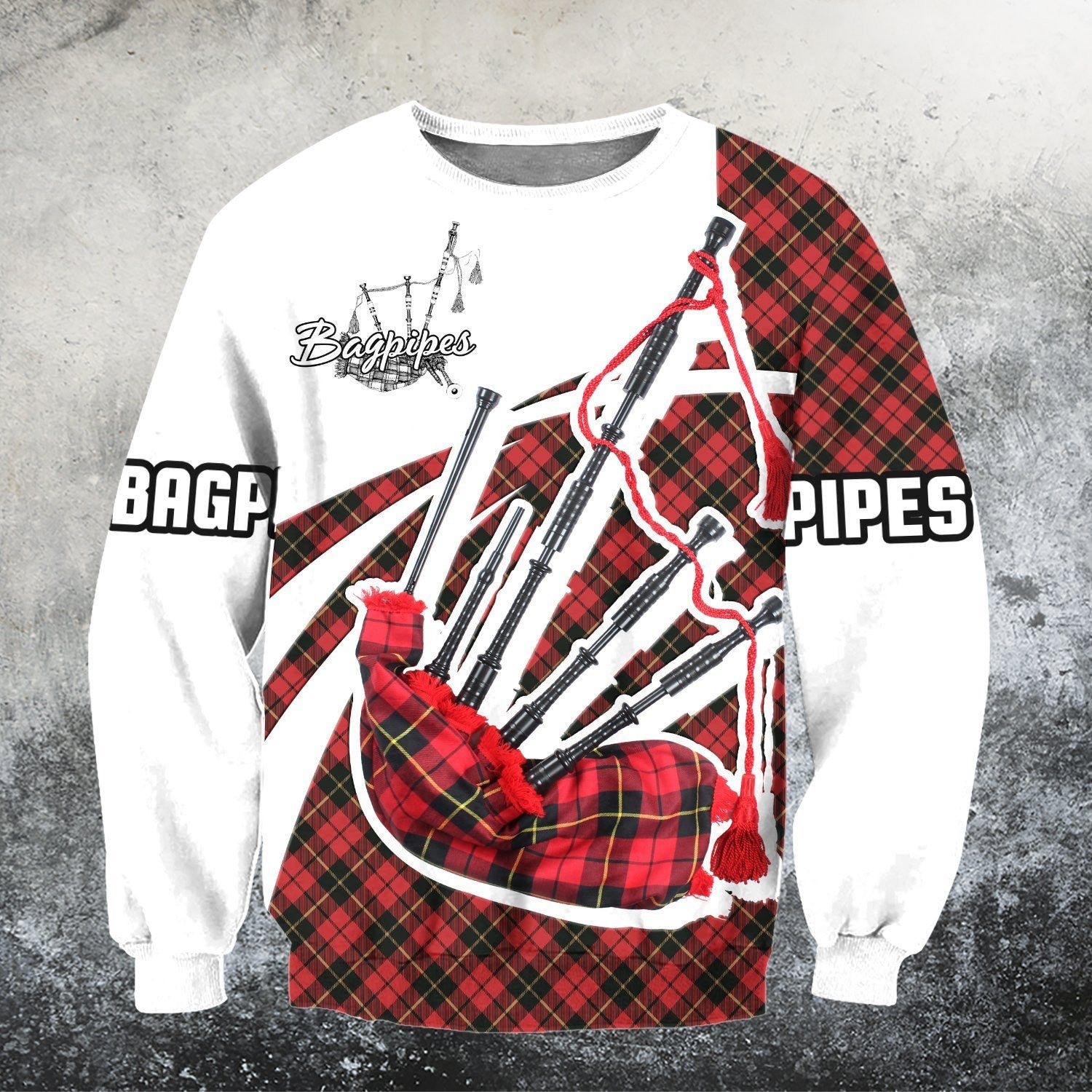 Bagpipes Music 3D Hoodie Shirt For Men And Women