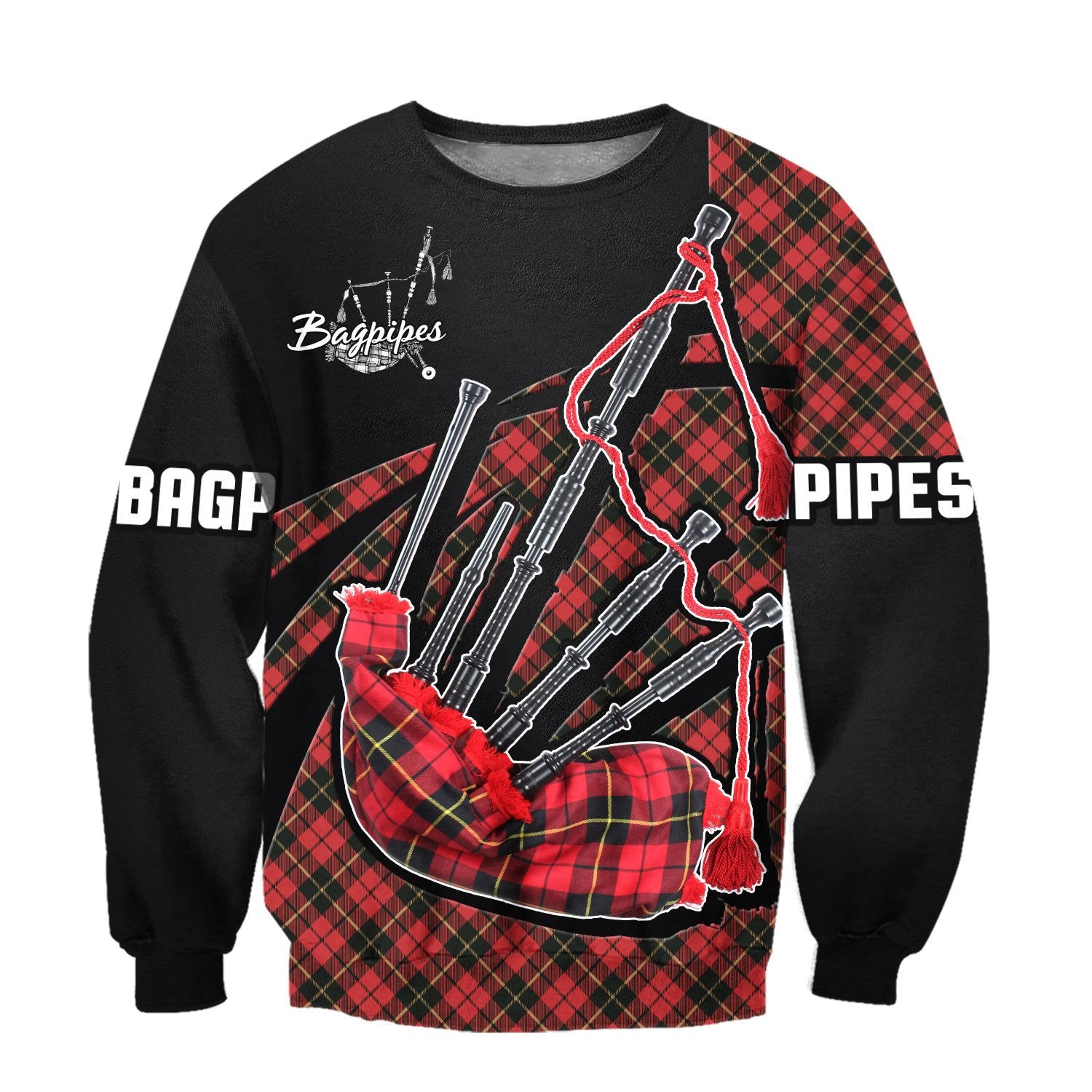 Bagpipes Music 3D Hoodie Shirt For Men And Women