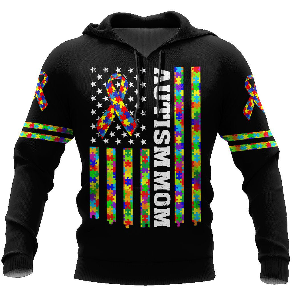 Autism 3D Hoodie Shirt For Men And Women